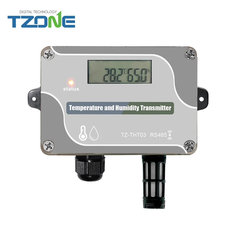 Wall-Mounted RS485 Output Smart Building Automation Climate Controller Temperature and Humidity Sensor Transmitters