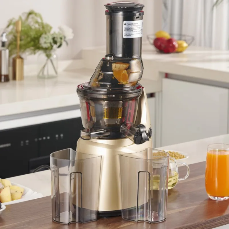 Slow Juicer Screw Cold Press Extractor FilterFree Easy Wash Electric Juice Residue Separation Fruit Machine Large Caliber Modle