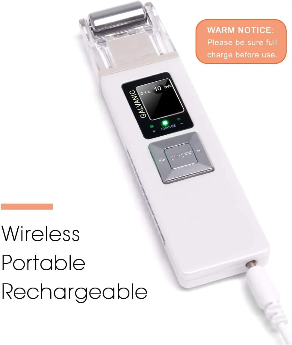 آلة ثبات البشرة الكلفانية المكركركرنت المحمولة، مدلك شد الوجه المضاد للشيخوخة للاستخدام المنزلي، جهاز صالون التجميل #5