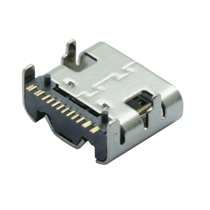 10pcs/lot Type C 16 Pin SMT Socket Connector USB 3.1 Type-C Female Placement SMD DIP for PCB design DIY high current charging