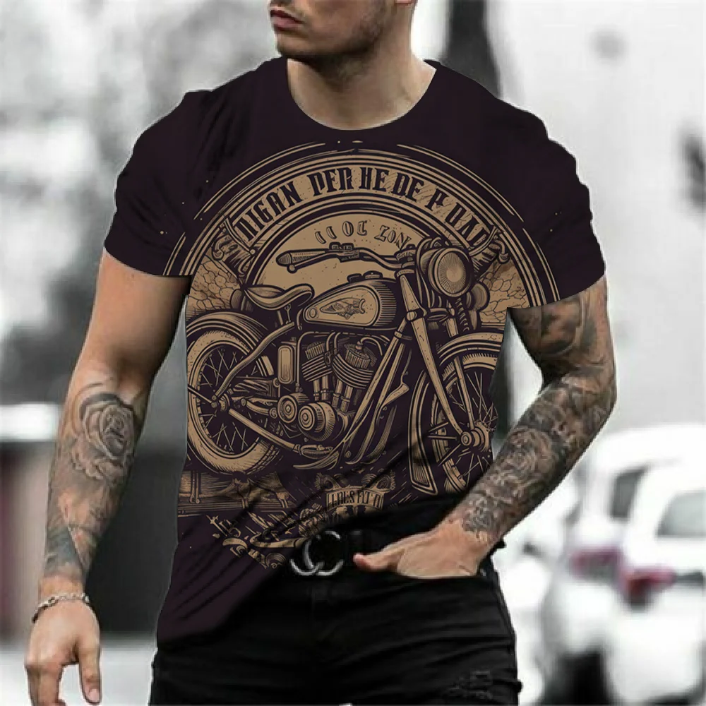 Country Road Take Me Home RideBiker Men T-shirt Motorcycle  Print Short Sleeve Vintage Tops Streetwear Oversized Tee Shirt