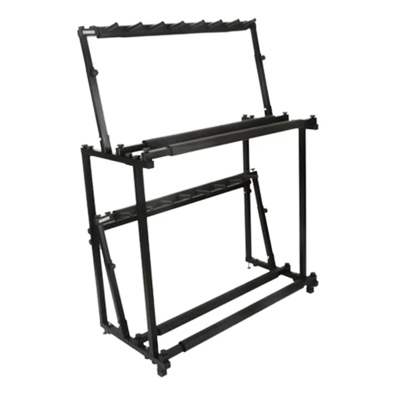 Adjustable Two‑Tier Flexible Guitar Display Stand Holder for Acoustic Electric Bass Ukulele Shop Home Studio Display Use