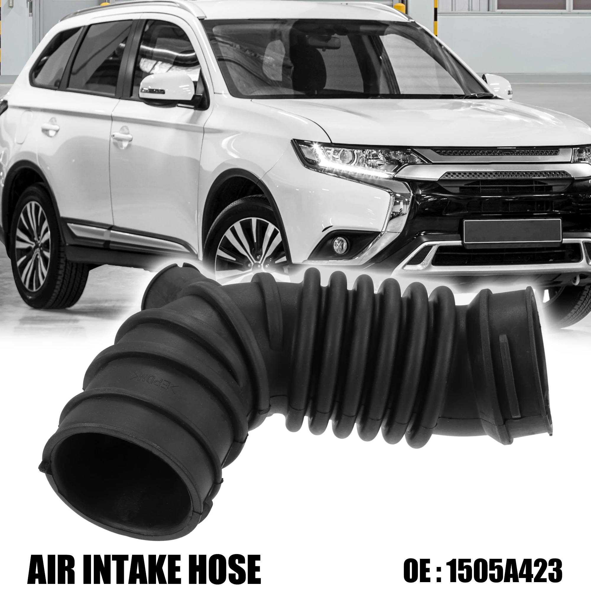 X Autohaux Auto Engine Air Intake Hose Air Inlet Duct Pipe Tube 1505B030/1505A423/1505A630 for Mitsubishi 2.4L/3.0L 2008-2018