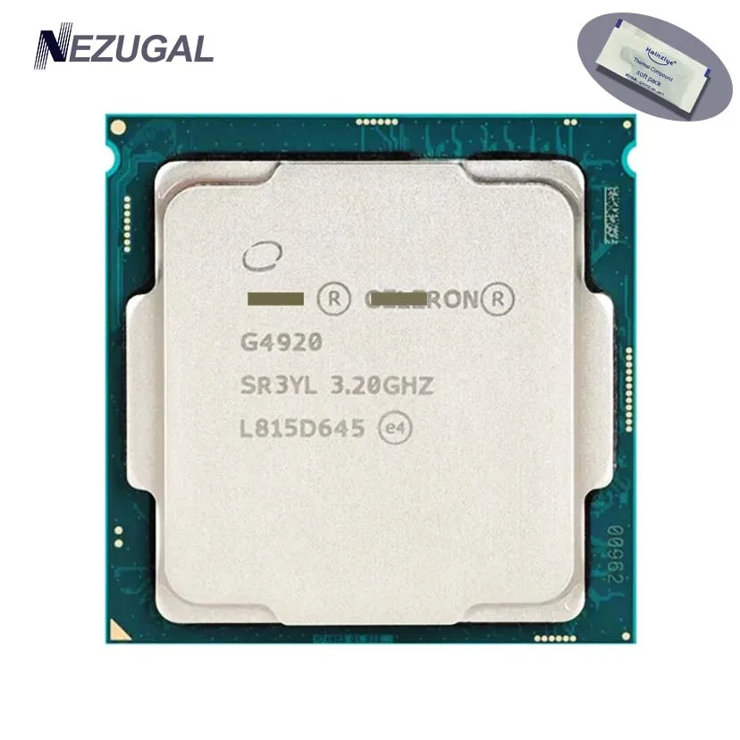 processor G4920 for celeron processor cpu 3.2GHz 14NM 54W LGA 1151 desktop CPU