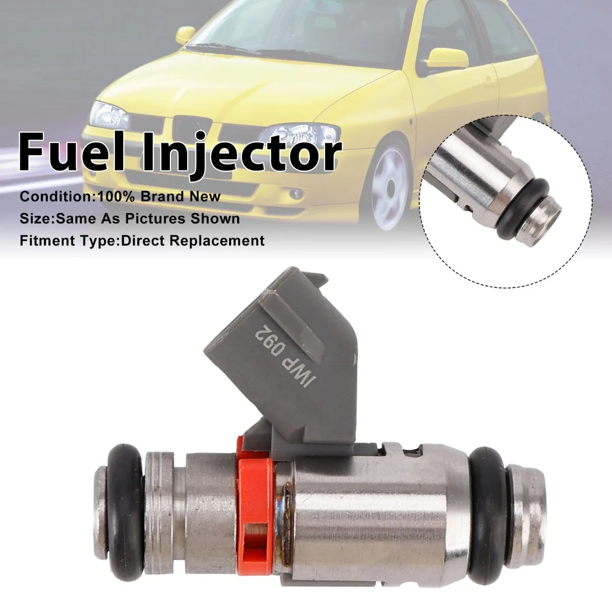 Car Fuel Injector Replacement Accessories 1Pcs For Seat Leon 1999-2006 For VW Polo 1999-2001 IWP092 75112092