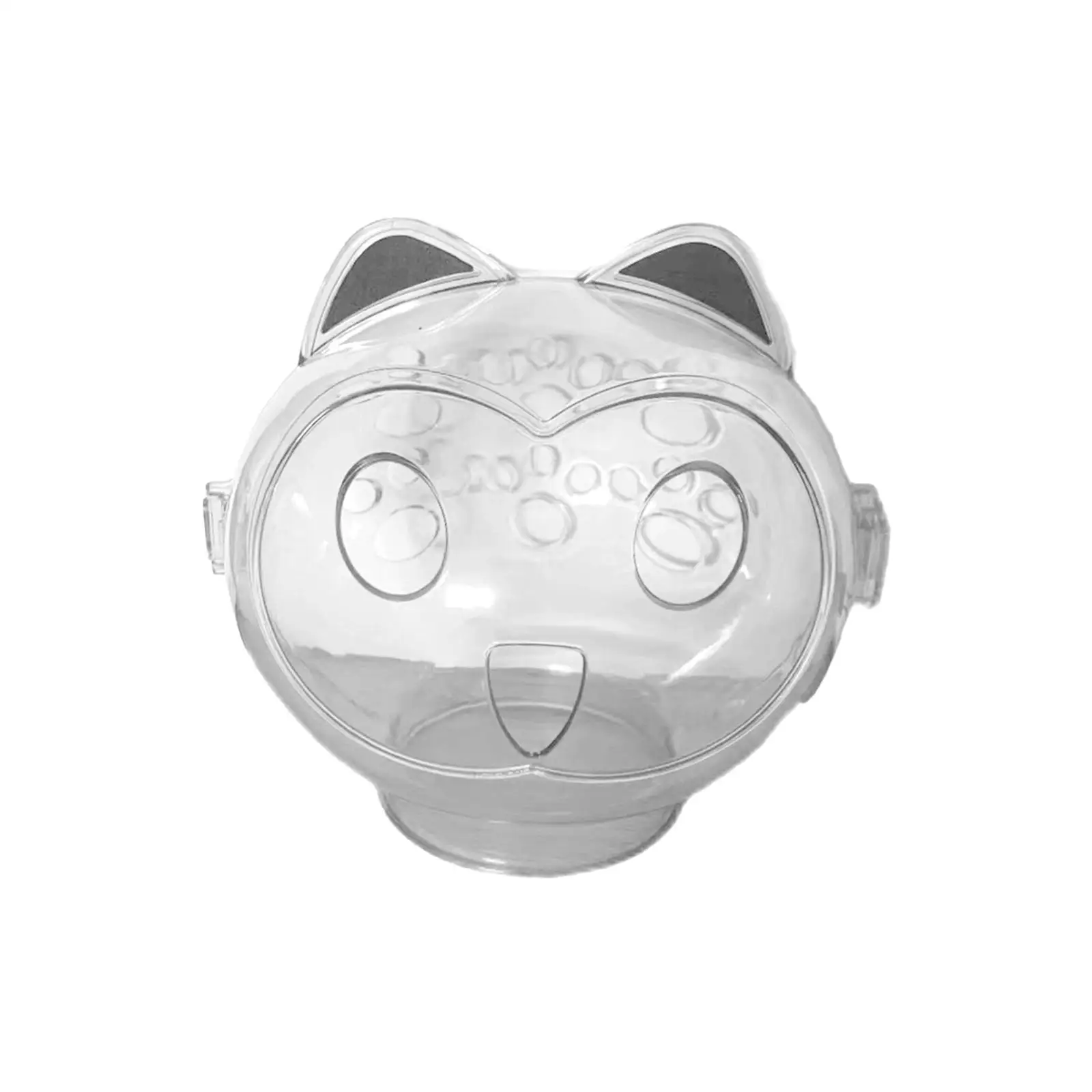 

Маска для груминга кошек: прозрачная силиконовая защита для лица, дышащая, предотвращает укусы и жевание