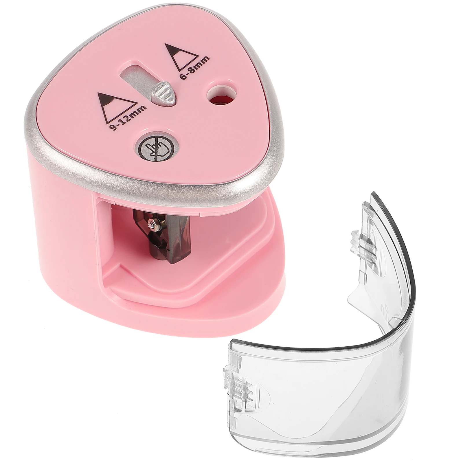 

Automatic Electric Pencil Sharpener Dual Holes 6-12Mm Operated Portable Art Student Office Use
