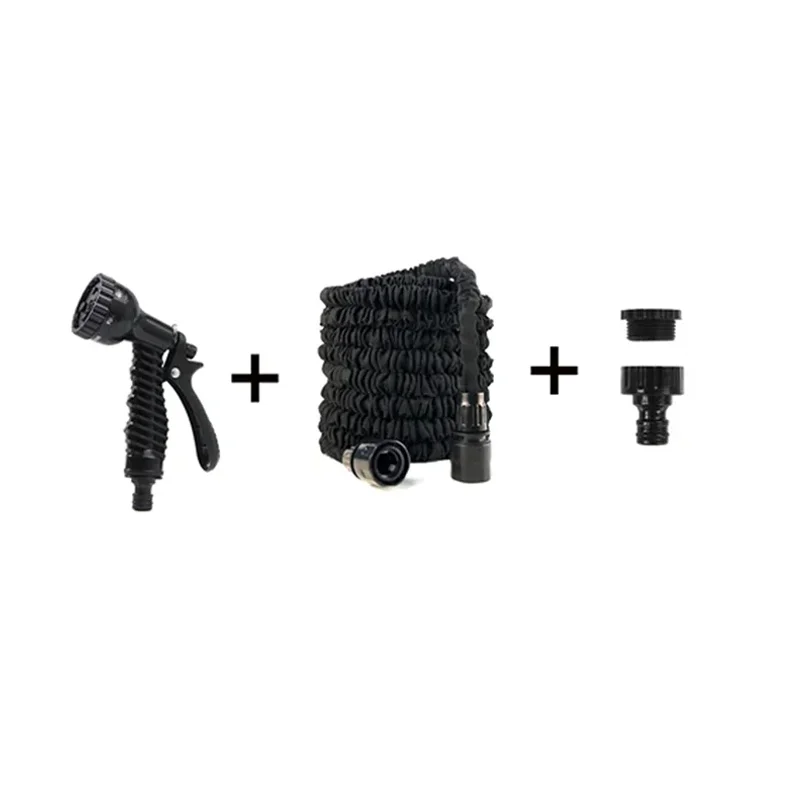 Expandable Magic Hose High-Pressure Car Wash Cleaning Water Gun Home Garden Watering Water Pipes Gardening Supplies 25FT-100FT