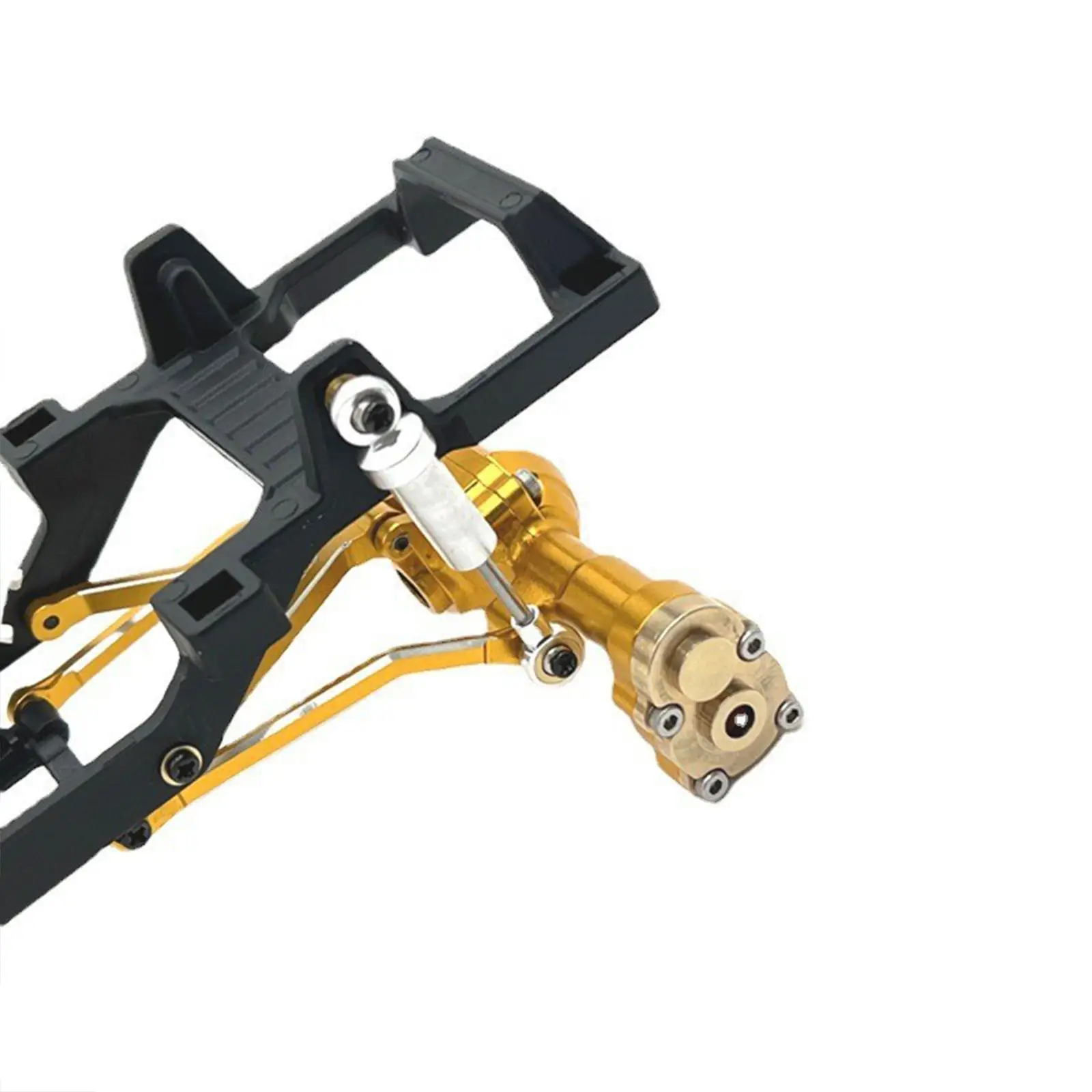 2Pcs Front and Rear Housing Cover with Screws, Axle Housing Counterweight for 1/24 RC Crawler Car Spare Parts