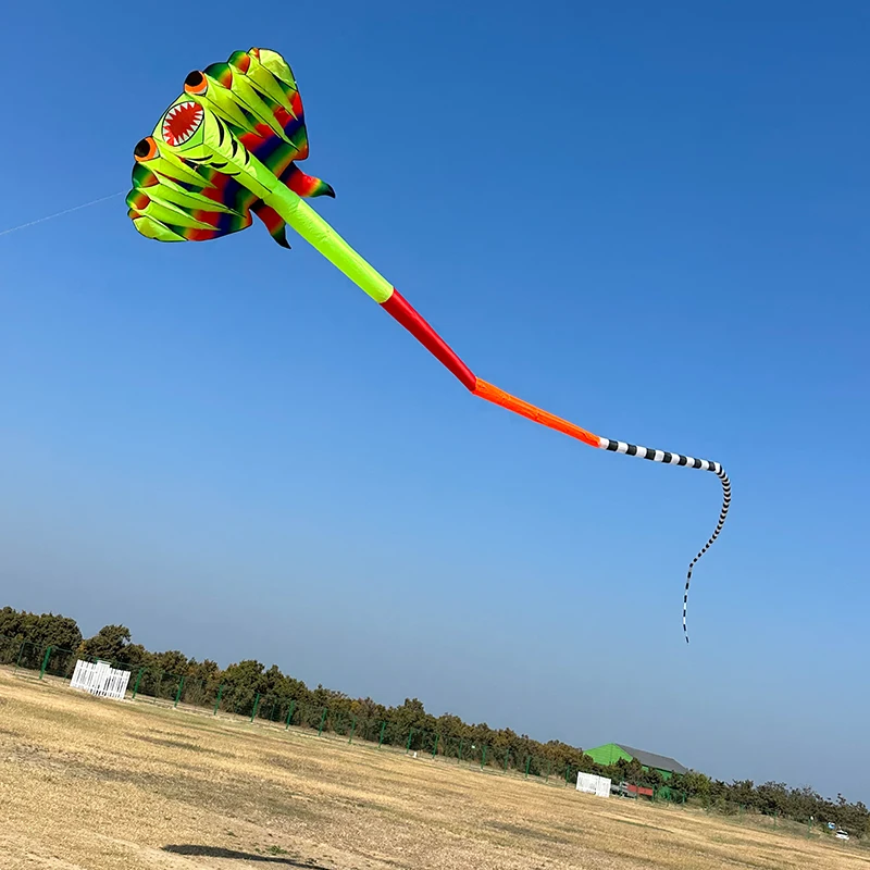 Cometa inflable 3D de 12,5 M, cometas profesionales de 2 colores, resistente al agua y al desgarro, para exteriores y playa