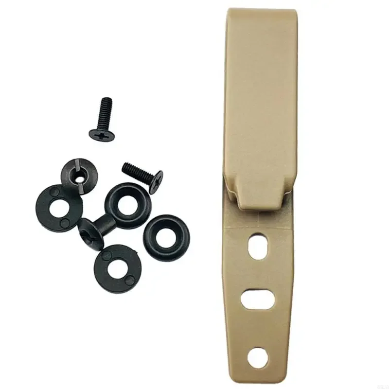 KLIPSY DO KABELEC KYDEX IWB, Wpuszczany klips do paska, Pierścień D do użytku zewnętrznego (na pas/plecy) - Materiał nylonowy, z zestawem narzędzi do śrub