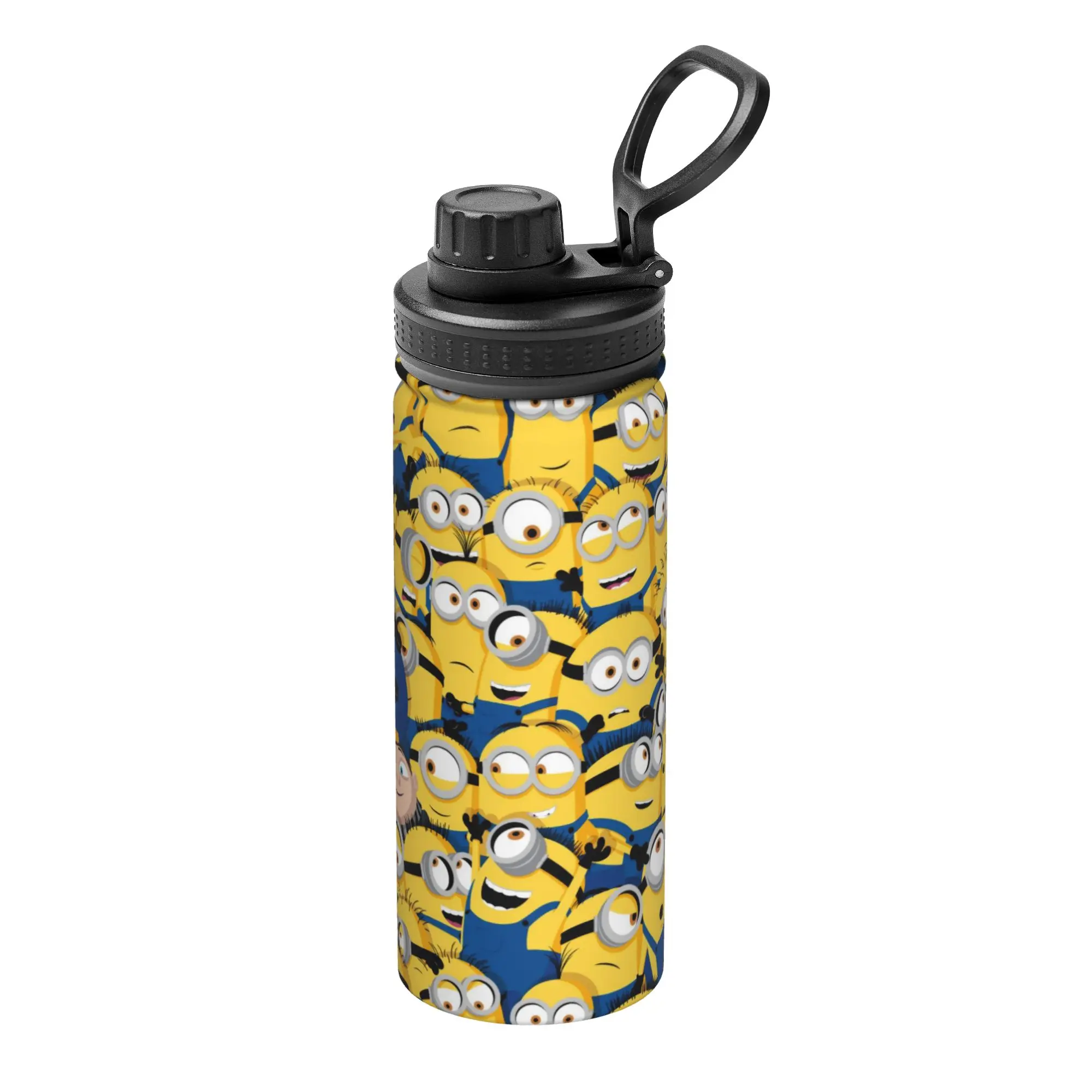 Cartoon M-Minions 18OZ Sports Insulated Kettle Banana Coffee Cups Vacuum Flask Car Mugs Water Bottle
