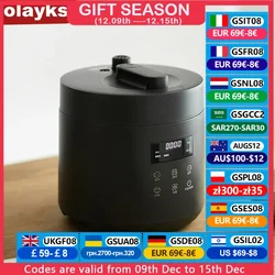 Olayks Electric Pressure Cooker 2.5L Household Rice Cooker For Kitchen 70KPa Stew Meat Bones Cooking Rice Porridge HY-254DA