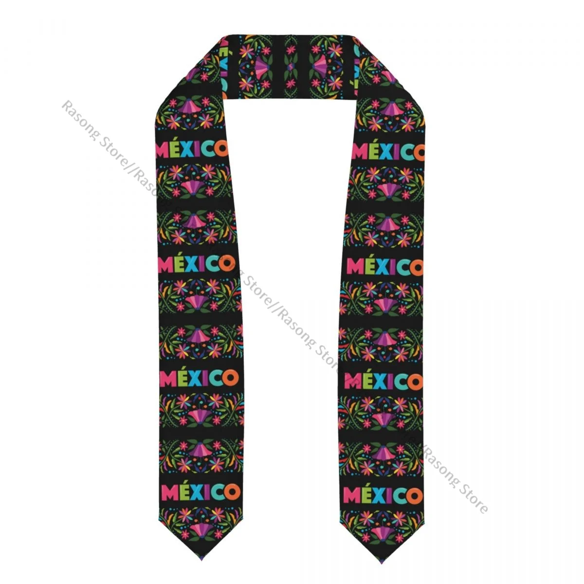 School Student Graduation Stole Colorful Mexican Traditional Pattern Sash Graduate Ceremony Graduation Stole Photo Props