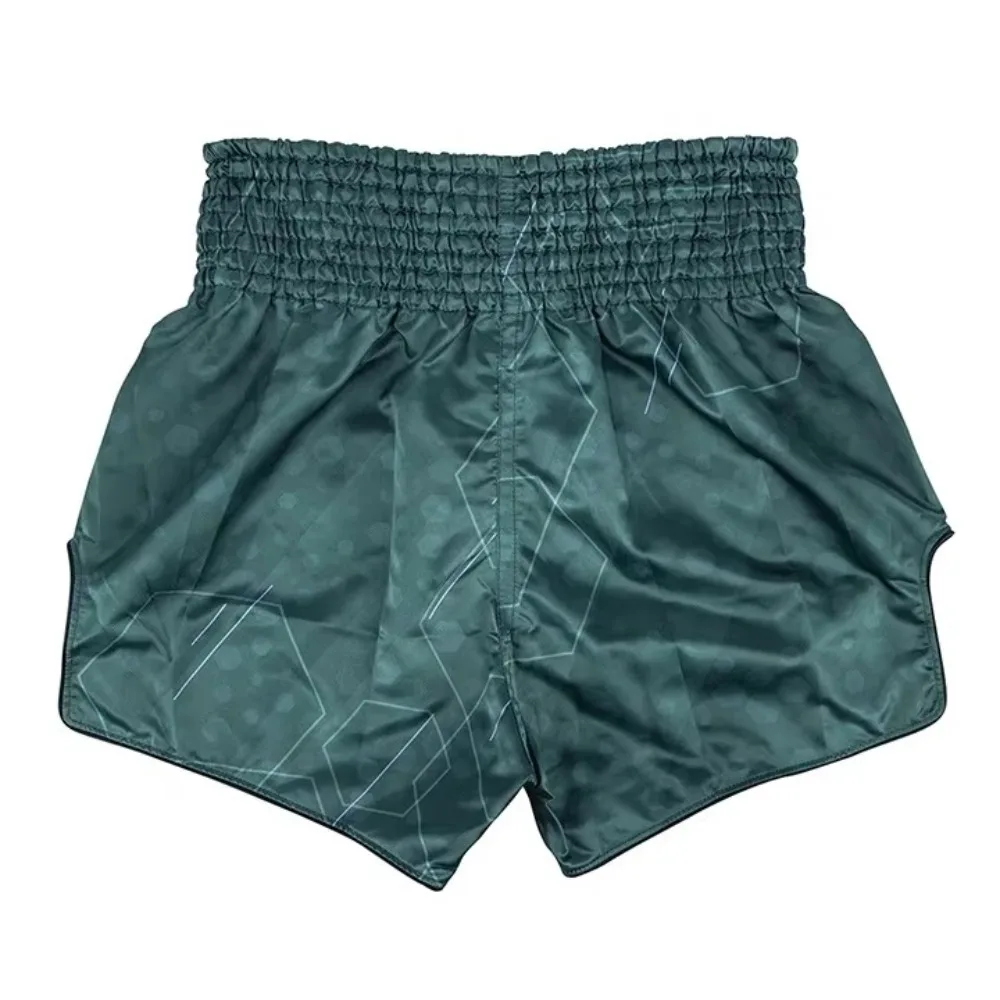 Muay Thai Shorts Jungle Hunter Boxing Training High-quality Boxing Taekwondo Shorts MMA Grappling Training Equipment SatinShorts