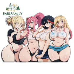 EARLFAMILY pegatinas de vinilo para coche, calcomanías con personalidad, 13cm, JK G String, Sexy, Zerotwo, Ryuuko, Marin, Himiko, Toga