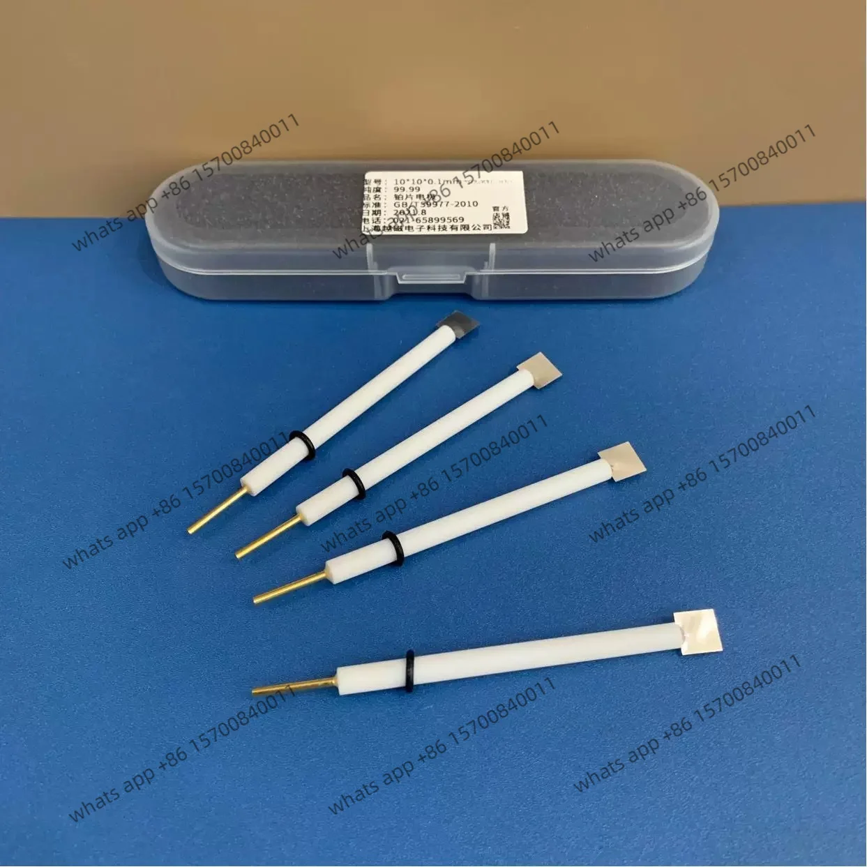 Platinum electrode 10 * 10 * 0.1mm platinum sheet electrode, scientific research three-electrode system, accessories