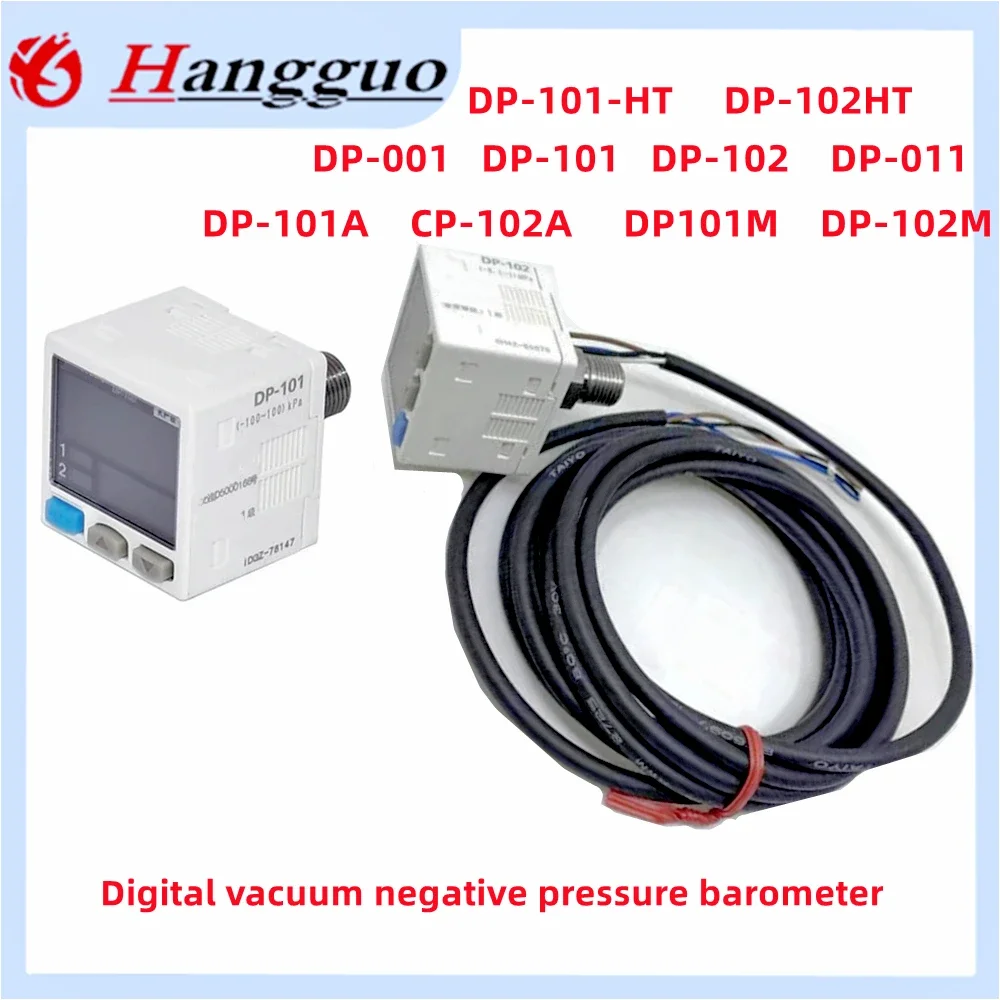 Original DP-001 DP-101 DP-102 DP-011 DP-102A DP-101M  DP-102M DP-101-HT DP-102HT vacuum pressure sensor Pressure switch