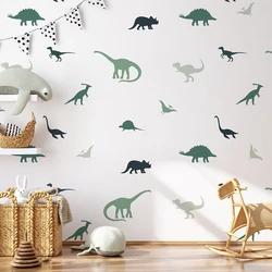 Boho Cartoon Animals Dinosaurs Wall Sticker for Boys Children Bedroom Baby Nursery Wallpaper DIY Wall Art Home Decoration Decals