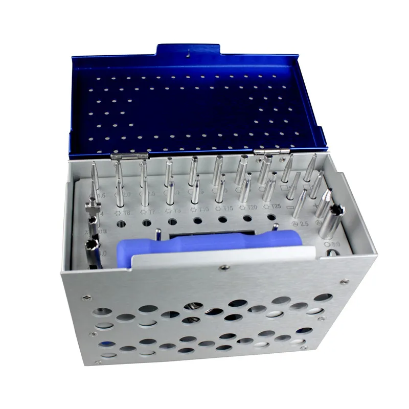Orthopedic instrument kit set medical Broken nail removal Plum blossom Hexagons SW HEX Screwdriver screw Skidding Extractor AO