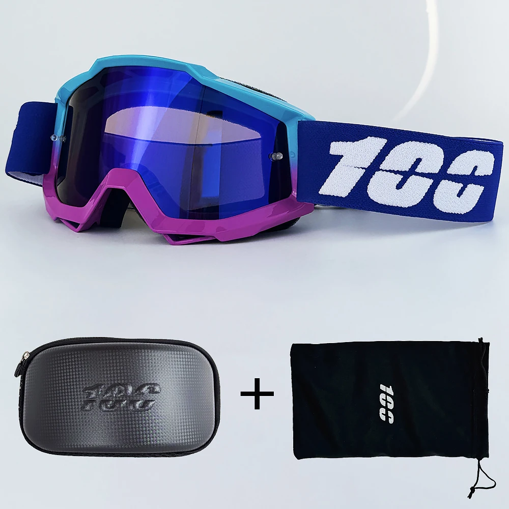 

A Set of Motorcycle Glasses Men Motocross Goggles Helmet MX Moto Dirt Bike ATV Ski Outdoor Sports Glass Scooter Googles Googles