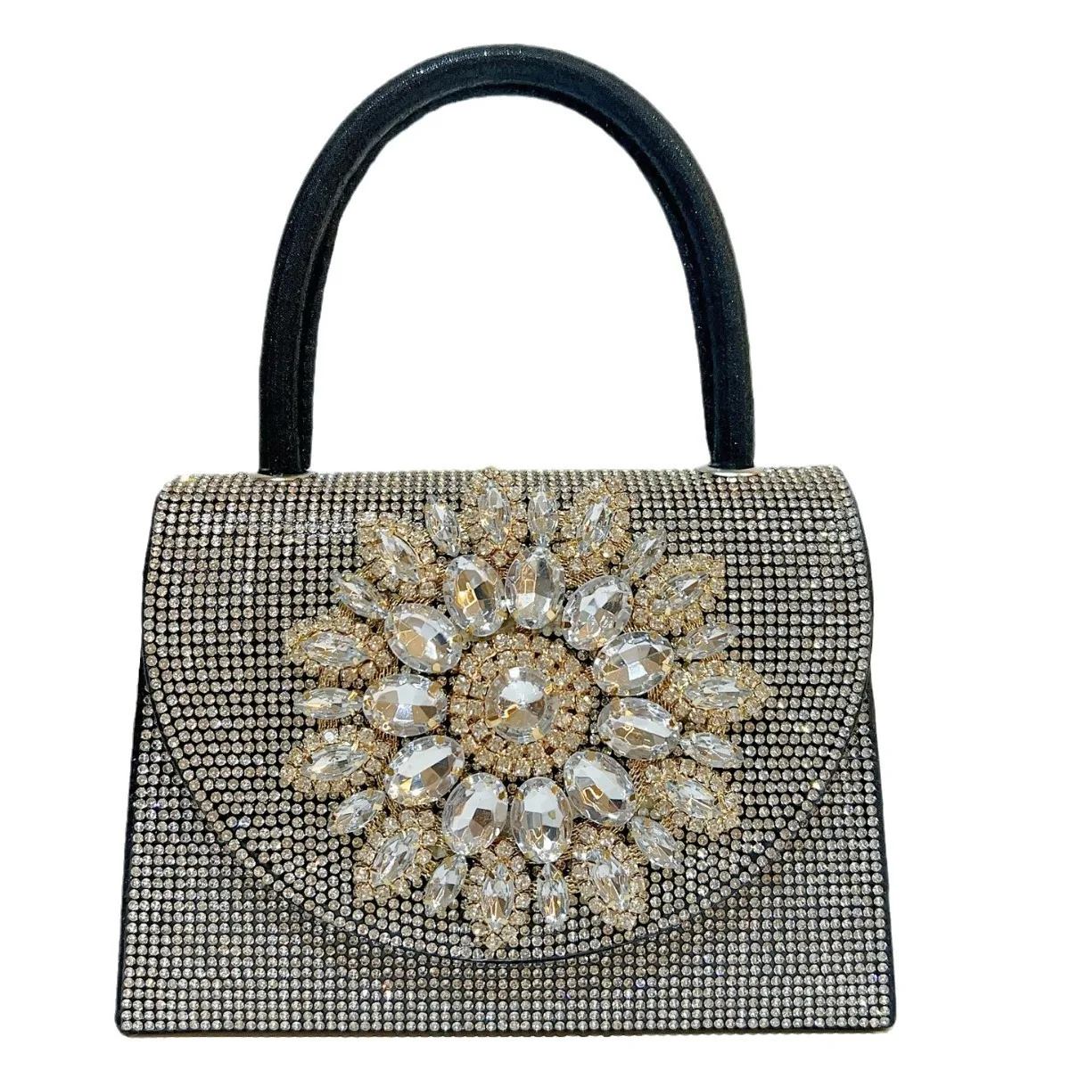

Сумочка со стразами на свадьбу, день рождения, банкет, вечерняя сумка знаменитостей, модная косая сумка для ужина, кошелек Elegante Da Cerimonia