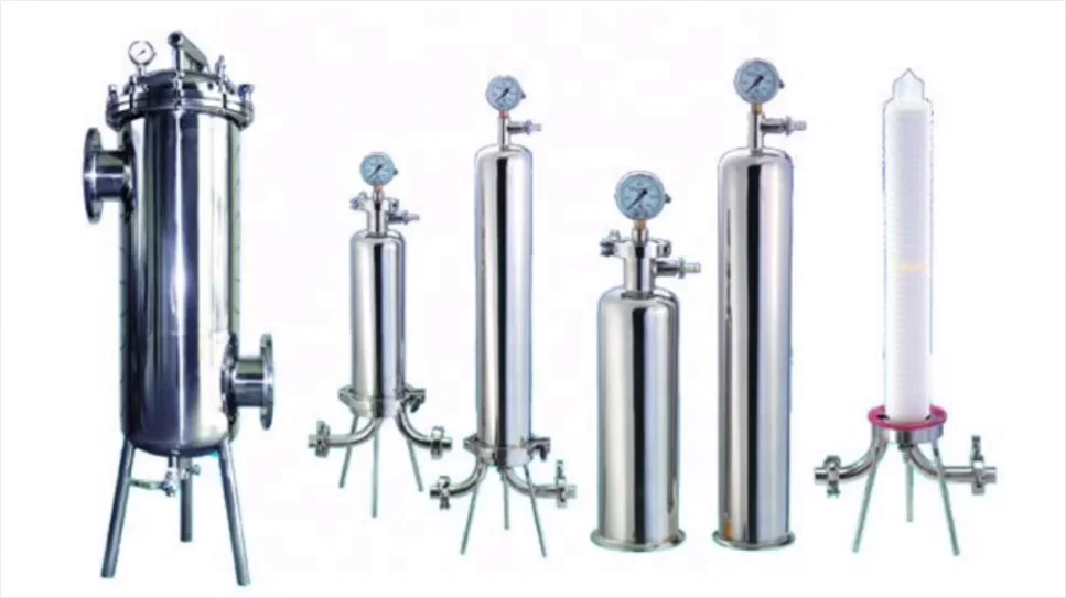 High-Flow 304 Stainless Steel Liquid Filter, 10-100L/min, 5-50μm, ISO Certified, Industrial Water Filtration