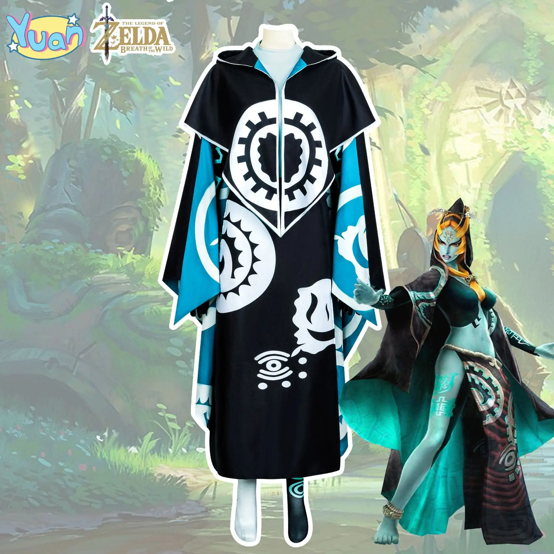 

Anime Cosplay Costume Twilight Princess Midna Cosplay Costume Halloween Anime Performance Costume