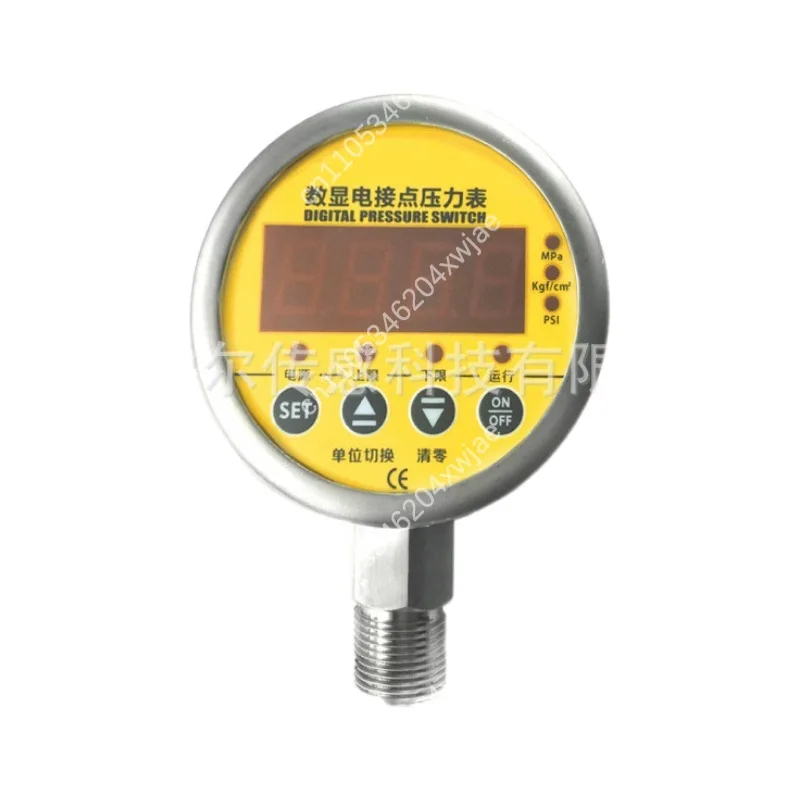 AE P Electric Contact Pressure Gauge LED Digital Display Vacuum Smart Pressure Gauge Factory Custom