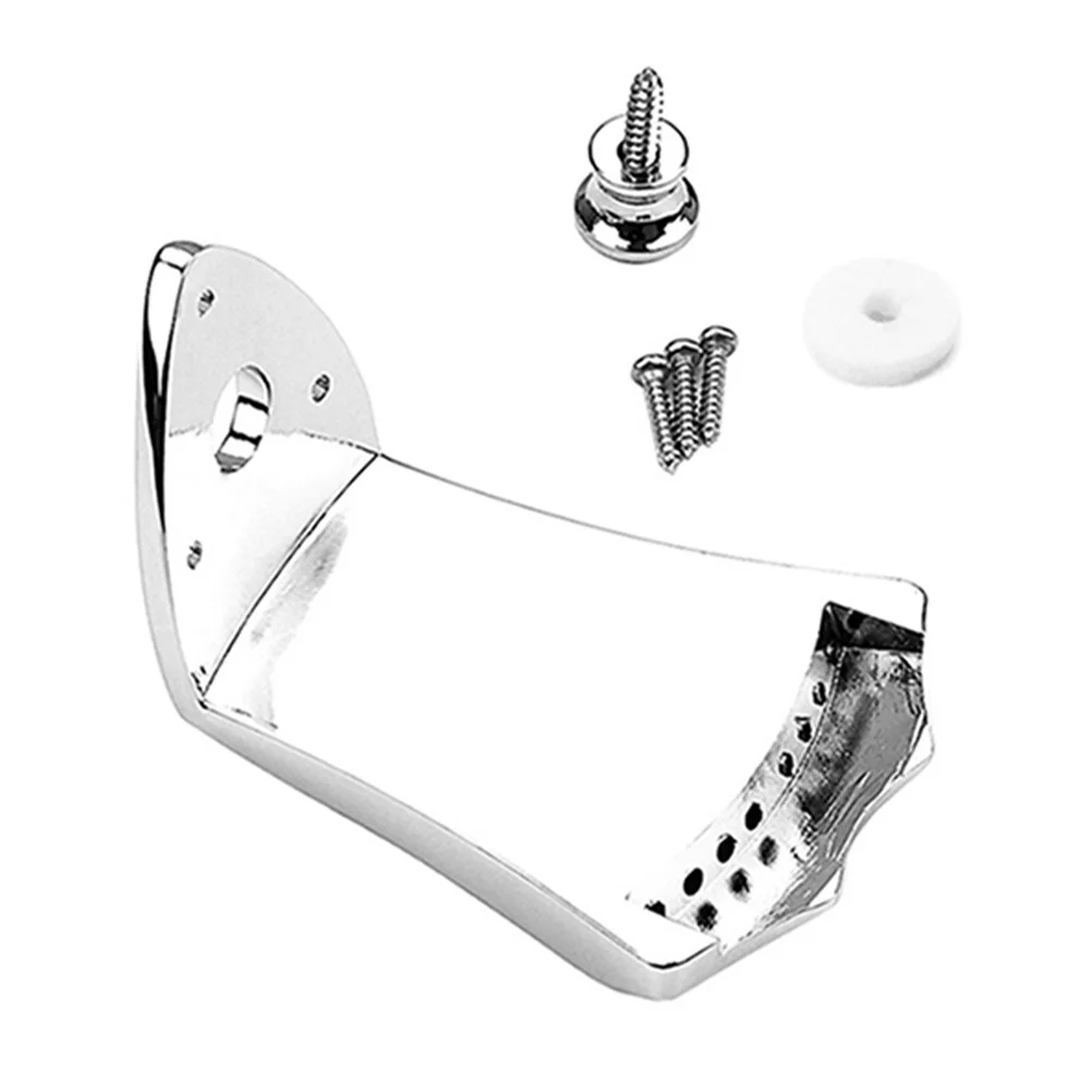

1Set Sleek Design Mandolin Tailpiece Corrosion Resistant Reliable Tone Enhancement Folk Instrument Part Mandolin Tailpiece