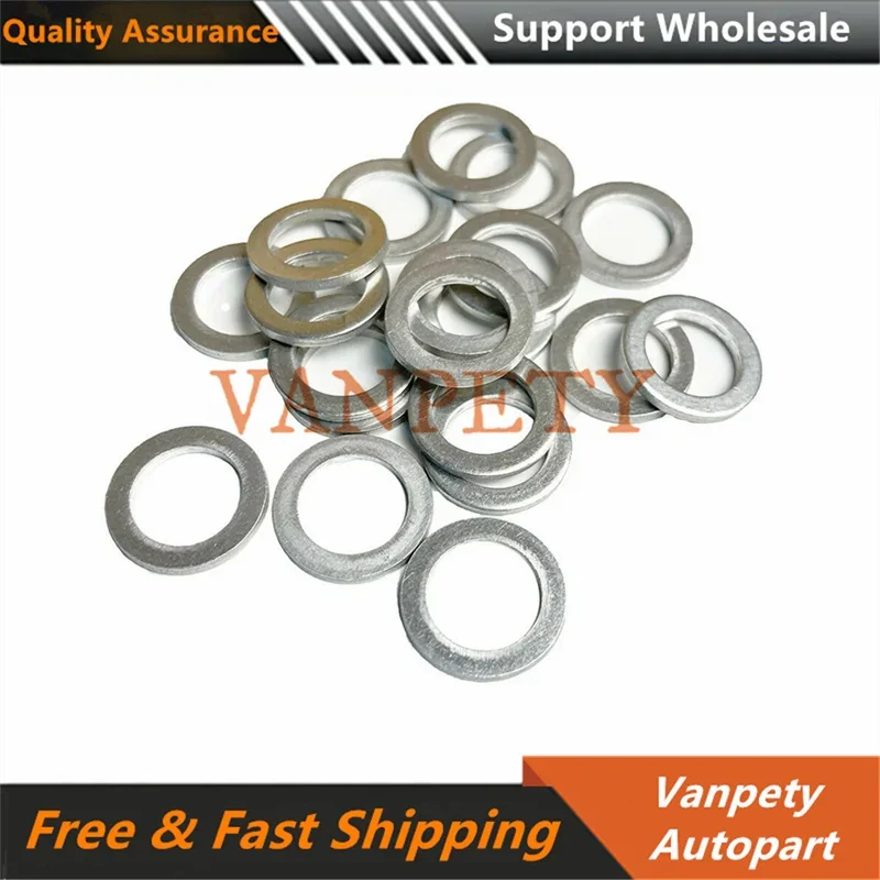 500PCS New Oil Drain Plug Crush Washer I.D 14mm O.D 22mm for Honda Fit Civic Accord Acura NSX 94109-14000 9410914000