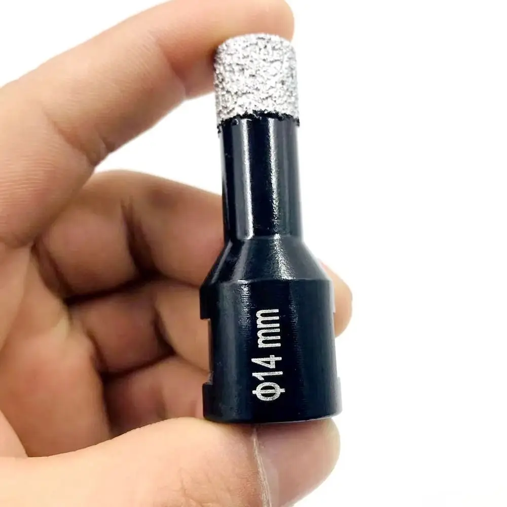 6mm-25mm Próżniowy gwint M14 Otwieracz do otworów Diamentowe wiertło rdzeniowe Szlifierka kątowa Wiertło do płytek ceramicznych Granit Marmur — zdjęcie 6