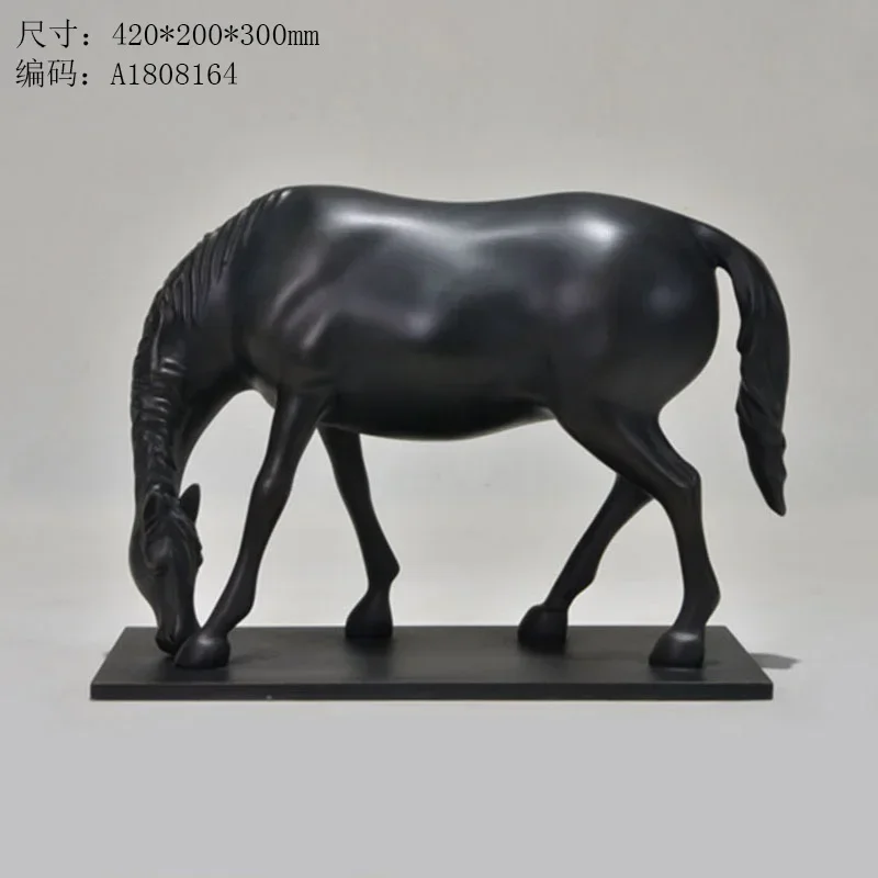 Modern abstract art sculptures of humans, horses, animals, decorations, hotel accessories, villa entrance decorations