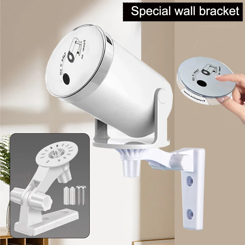 Huaweishi Multipurpose Wall Mount Projector Stand Bracket Compatible with HY300Pro TD80W Projector for HY320MiNi Projector
