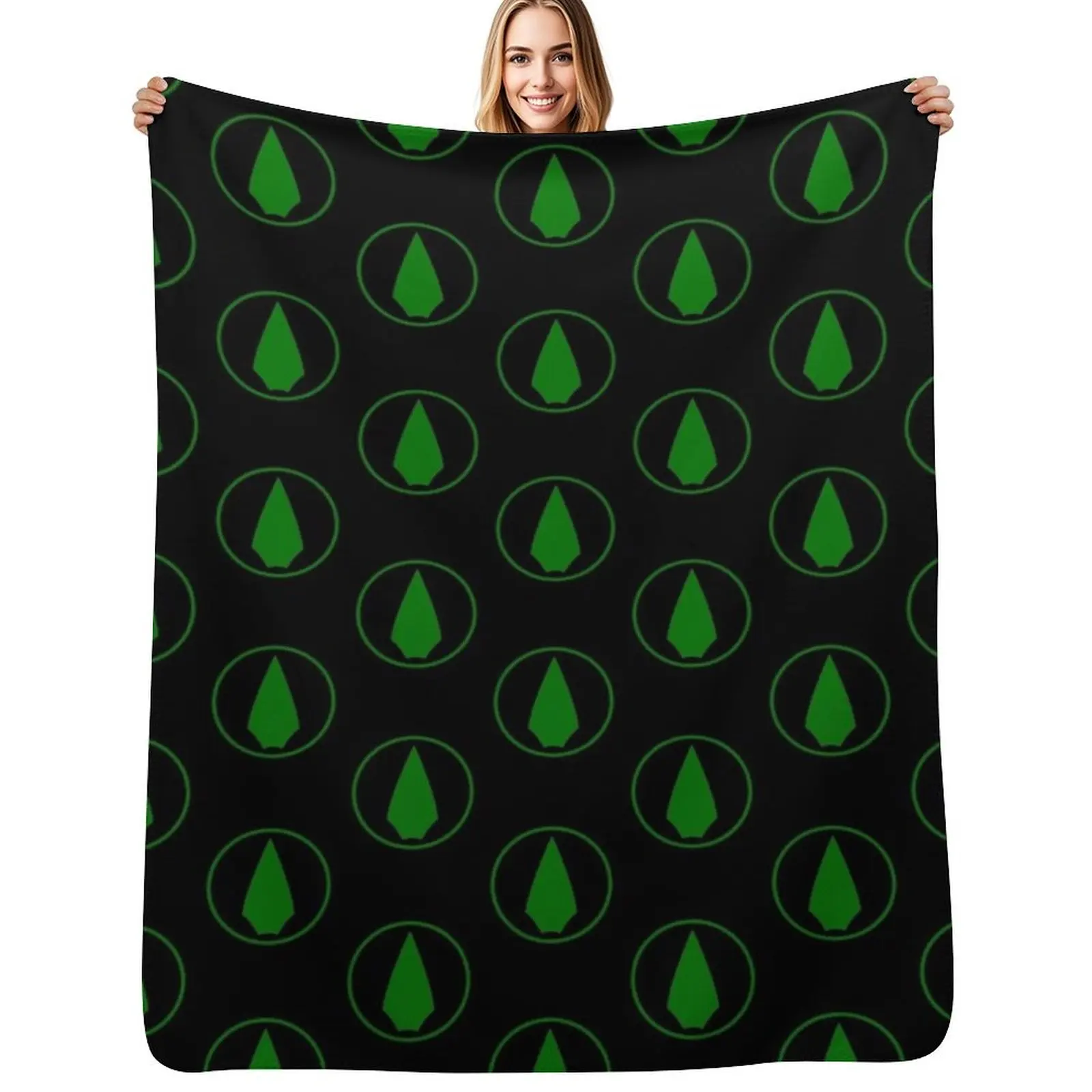 Arrow Logo Throw Blanket Comforter Large Softest Soft Plaid Sofa anime Blankets