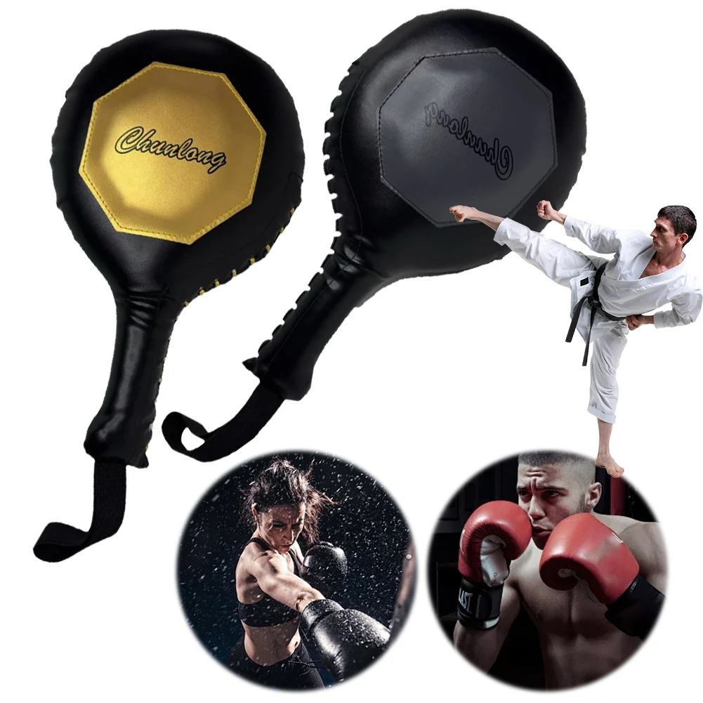 Boxing Target Paddles Boxing MMA Target Pads Non Slip Handle Punching Paddles with Elastic Strap for Boxing MMA Muay Thai