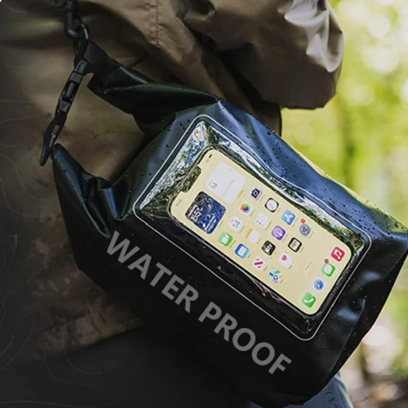 2L Dry Bag Touch Screen Waterproof Bags For Trekking Drifting Rafting Surfing kayak Outdoor Sports Bags Camping Equipment image 3