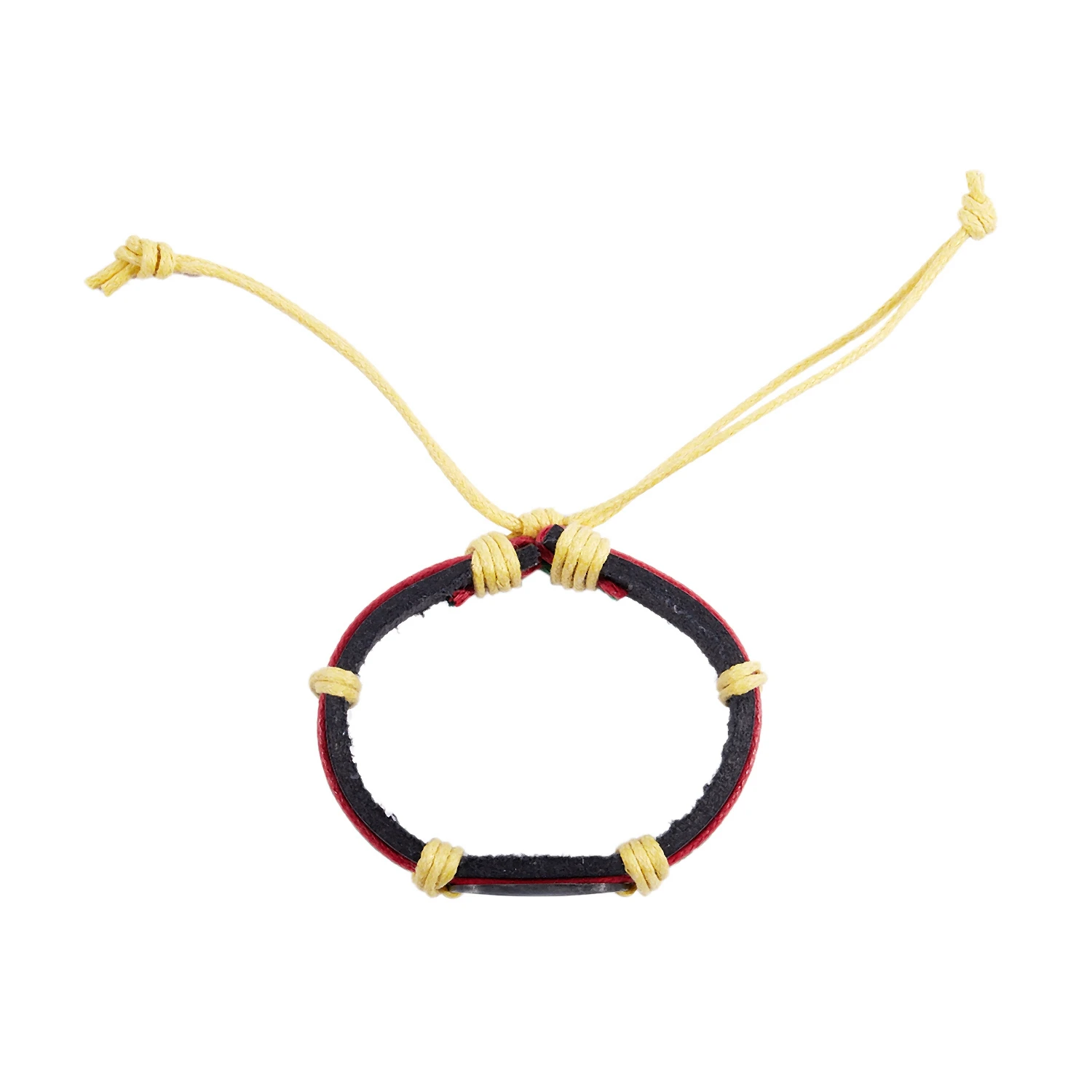 A53TT Кожаный браслет Rasta Jamaica Reggae