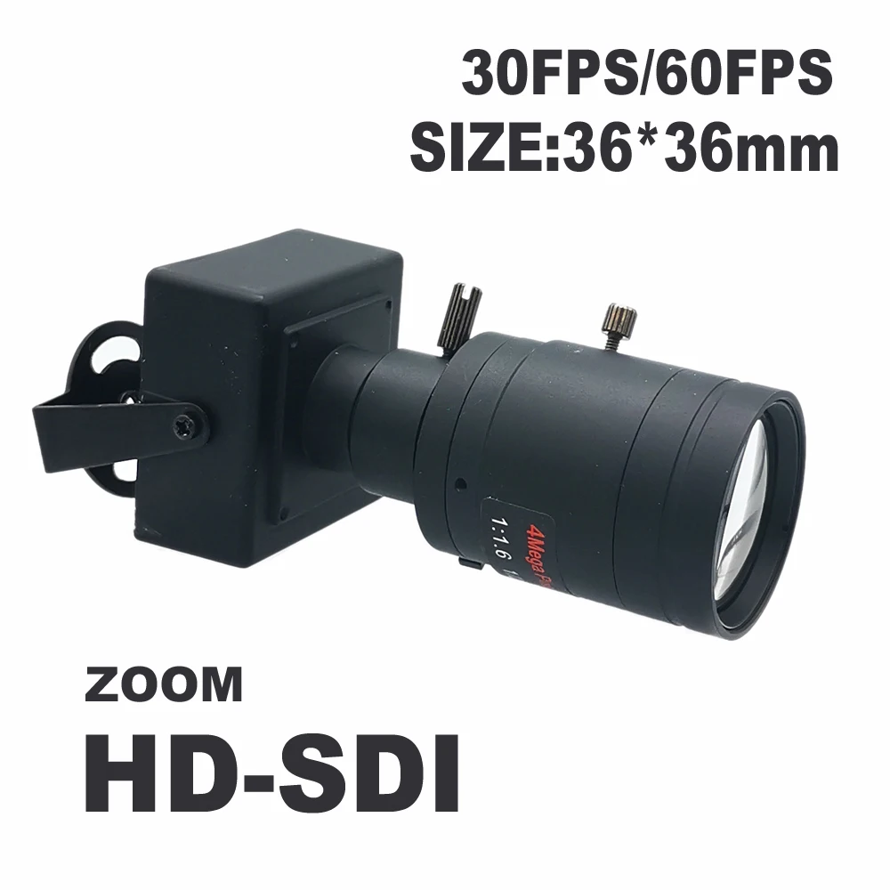 

SDI Camera Zoom Manual Zoom 9-22mm 2.8-12mm 6-22mm 5-50mm Lens Industrial CCTV HD SDI 2MP 1080P Security Box Mini No Distortion