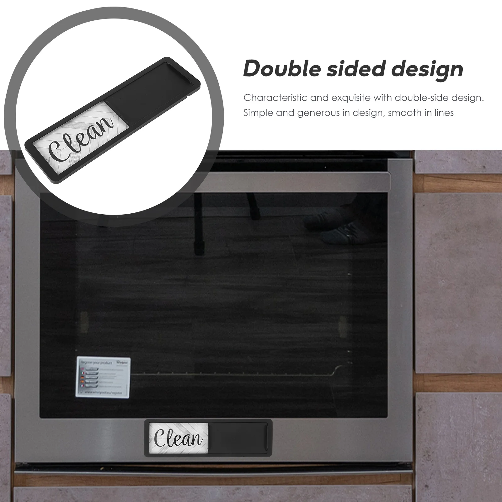 Clean Dirty Sticker Magnets Home Necessities Sign for Dishwasher Indicator Double Sided Fridge