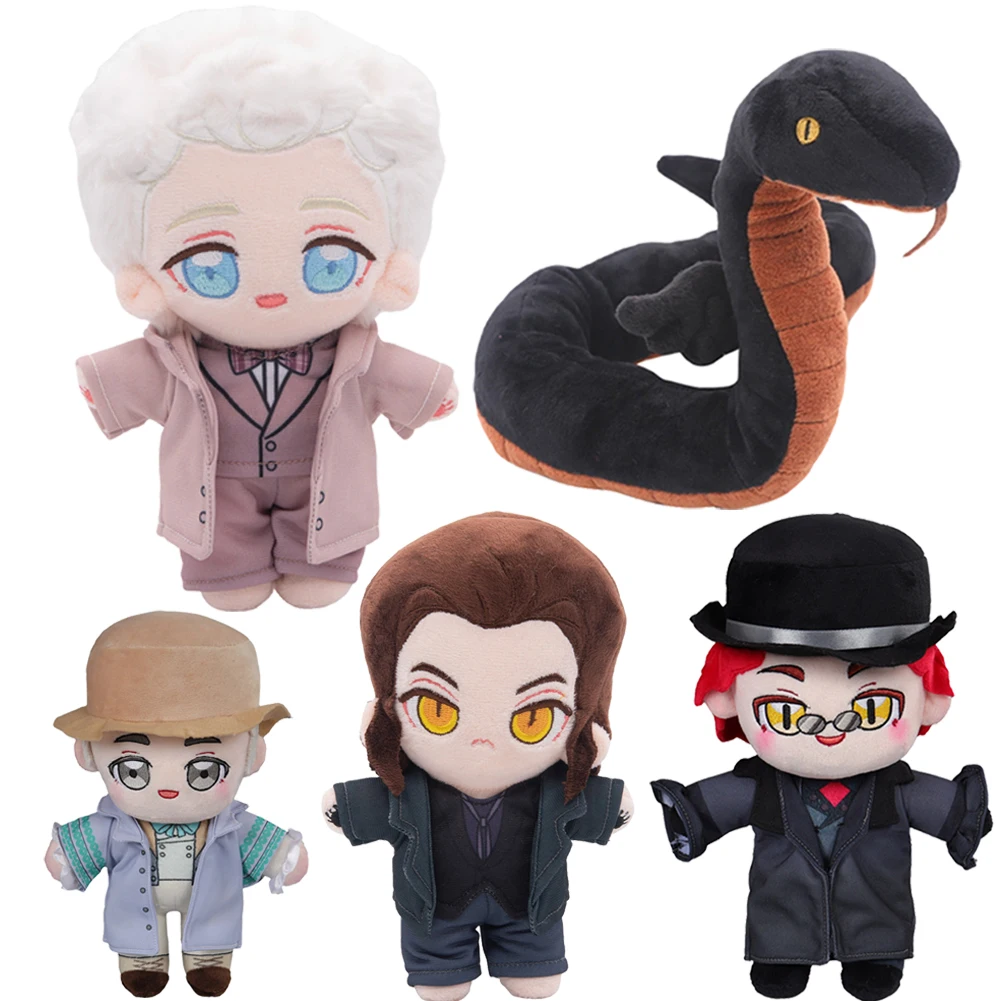 Good Omens Plush Crowly Cosplay Devil Aziraphale Cosplay Plush Doll Angle Mascot Costume Birthday Halloween Carnival Props