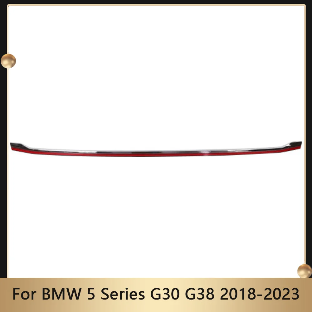 For BMW 5 Series G30 G38 2018-2023 Rear Bumper Trunk Through-Flow Flashing Taillight Dynamic Streamer Brake Light Turn Signal