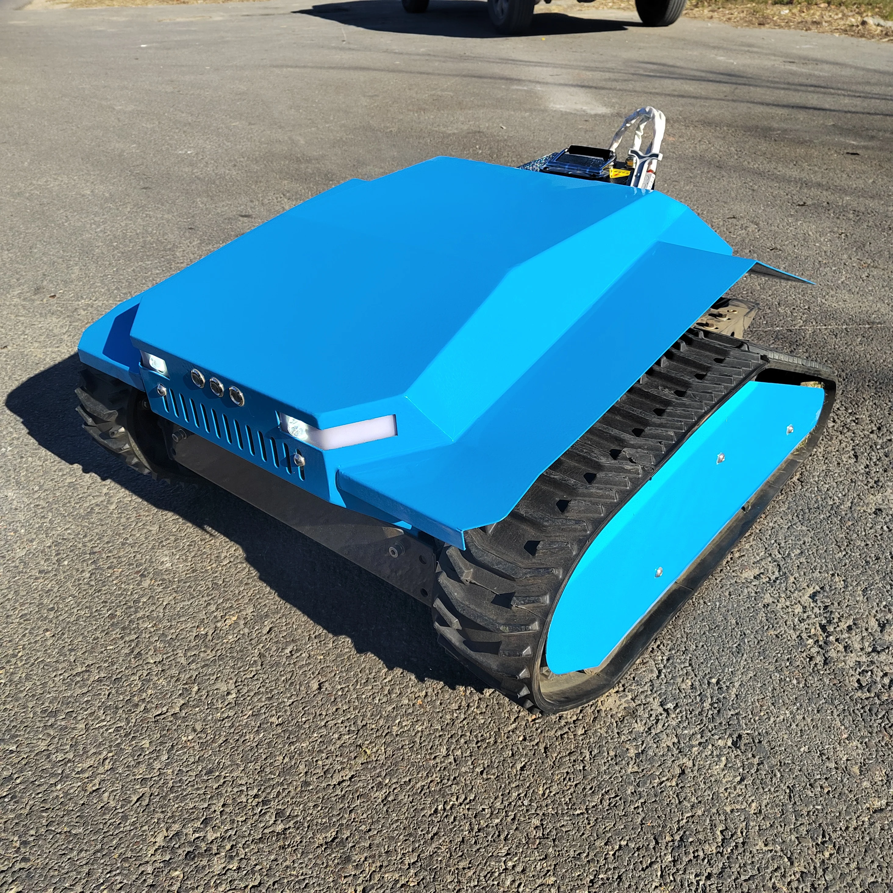 Schneidemaschine für den Garten, elektrischer Start, langlebiger, multifunktionaler Rasenmäher mit Fernbedienung