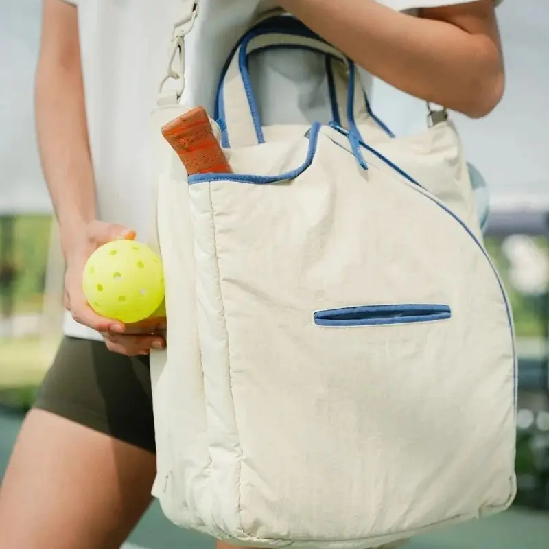 

Стильный рюкзак для теннисных спортивных ракеток для женщин и мужчин, подходит для теннисных ракеток Pickleball Padel, сумка-тоут с ремешком