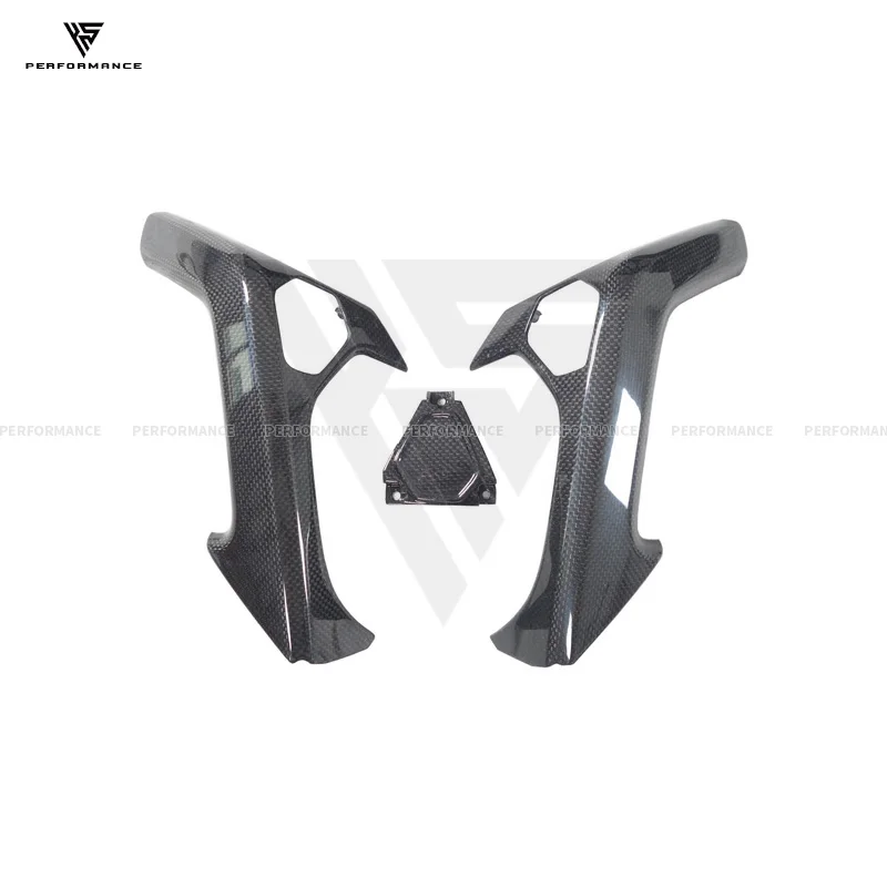 Dry Carbon Fiber Car Internal Parts Inner Door Handle (Replacement) For Lambo Huracan LP580 LP610 2014-2019 Carbon Handle