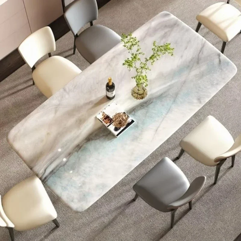 Light luxury modern solid wood high-end rectangular coffee table chair combination living room furniture can be converted