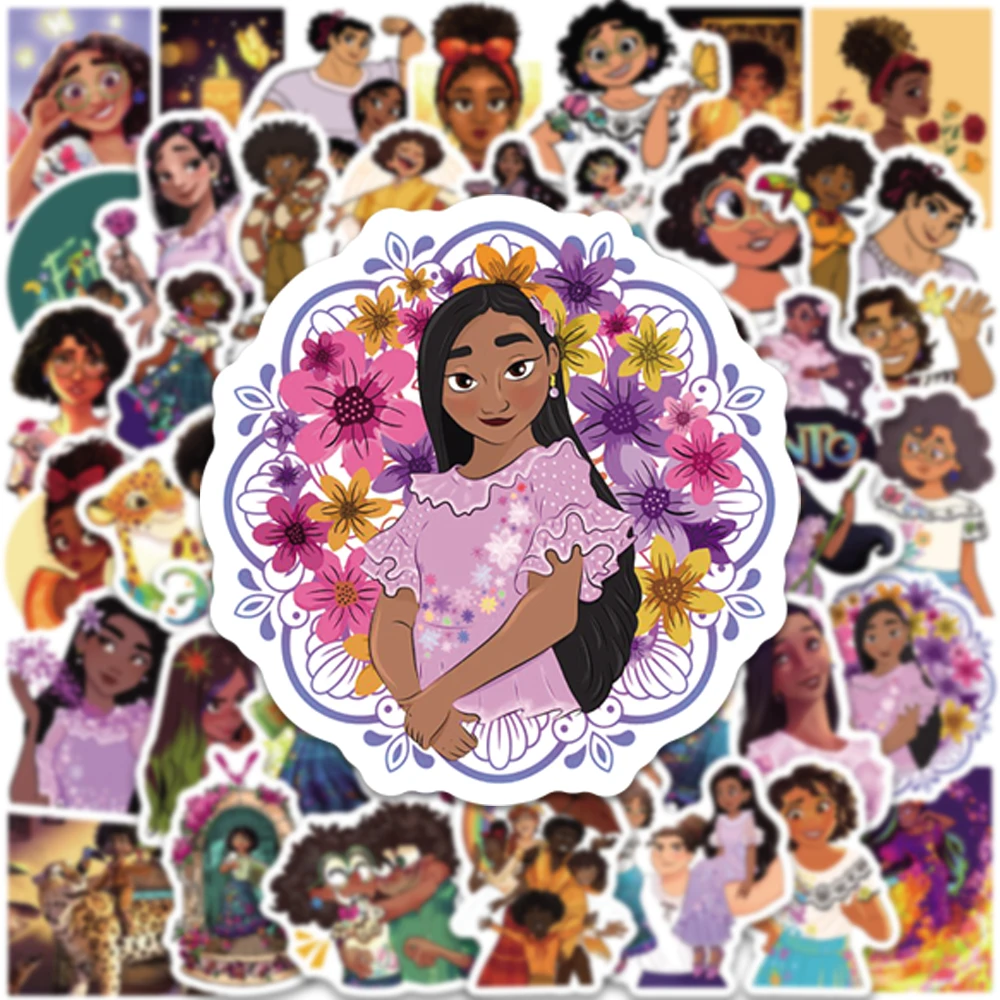 

10/30/50PCS Disney Cartoon Animation Encanto Cute Stickers Graffiti Kids Toy Creative DIY Scooter Helmet Guitar Motorcycle