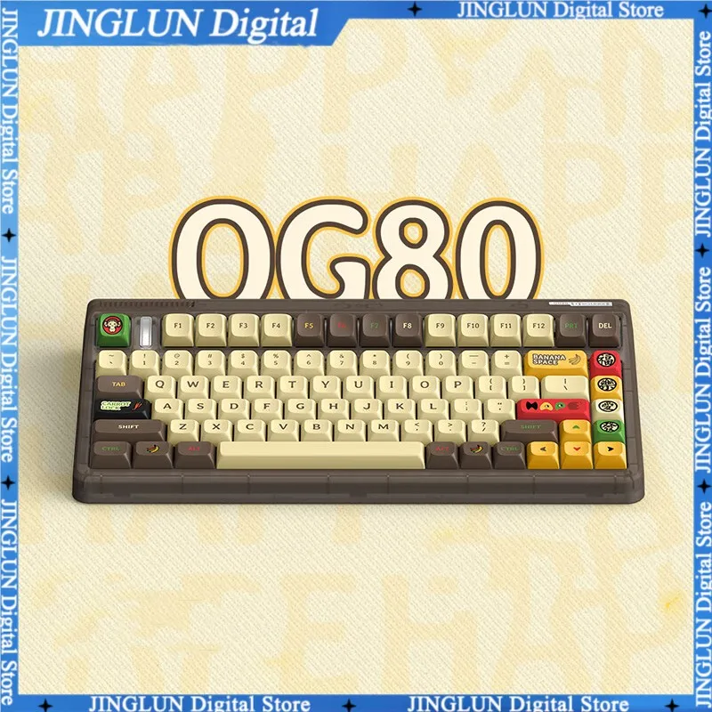 

Iqunix Og80 Le Renyuan Mechanical Keyboard Three-Mode Hot-Swappable Customized Keyboard Wireless Bluetooth Gaming Keyboard