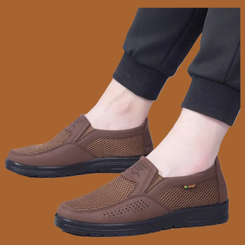 

Breathable Mens Loafers Zapatillas Hombre 2025 Summer Hot sale Sneakers Men Fashion Casual Walking Shoes