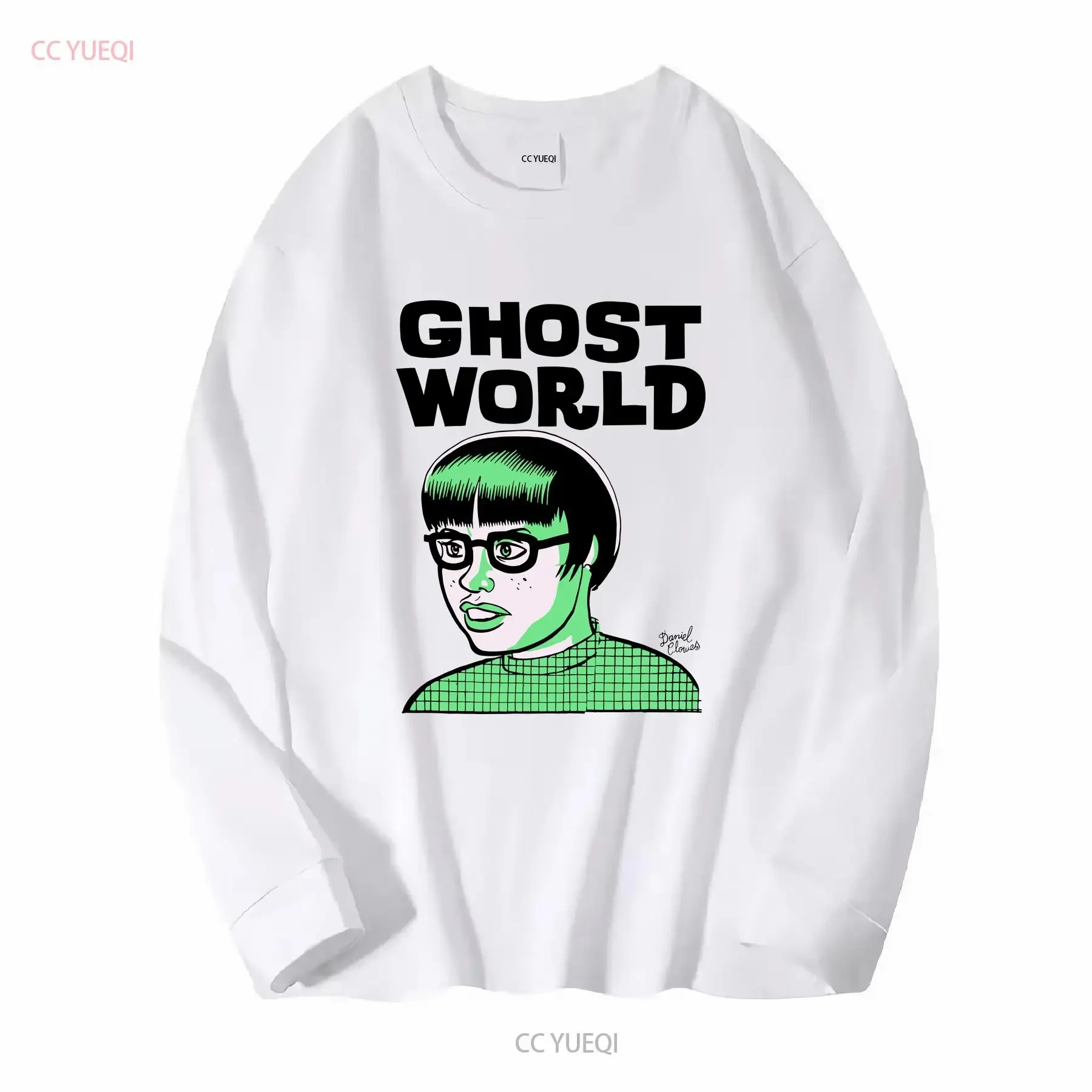 Daniel Clowes Ghost World T Shirt 90s Comic Novel Fantagraphics Artist XL long or short sleeves vintage Washed